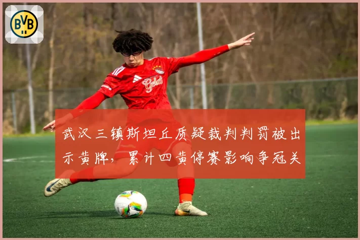 武汉三镇斯坦丘质疑裁判判罚被出示黄牌，累计四黄停赛影响争冠关键战
